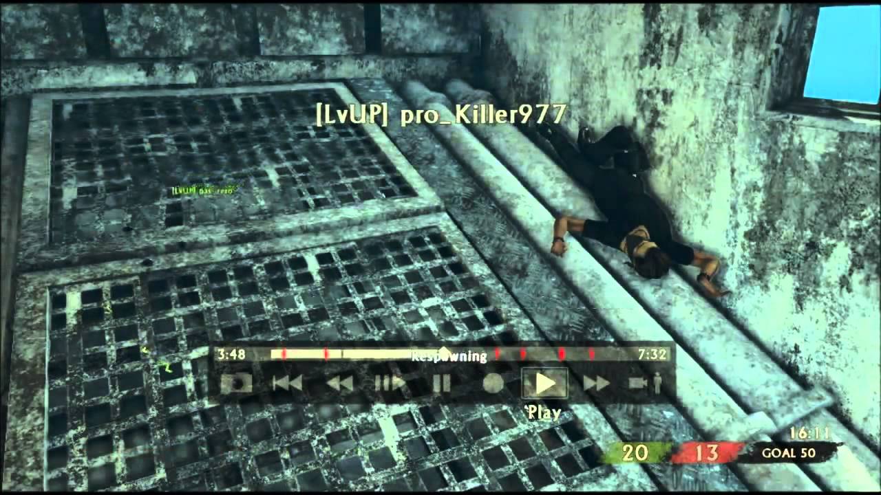 Uncharted 3 Clanwar [LvUP] vs [WkG!] HD Team Deathmatch Facility