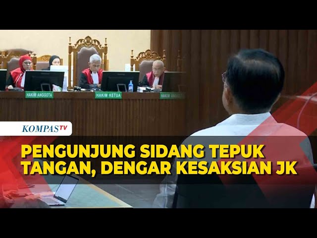 Saat Kesaksian Jusuf Kalla Buat Pengunjung Sidang Kasus Eks Dirut Pertamina Karen Tepuk Tangan class=