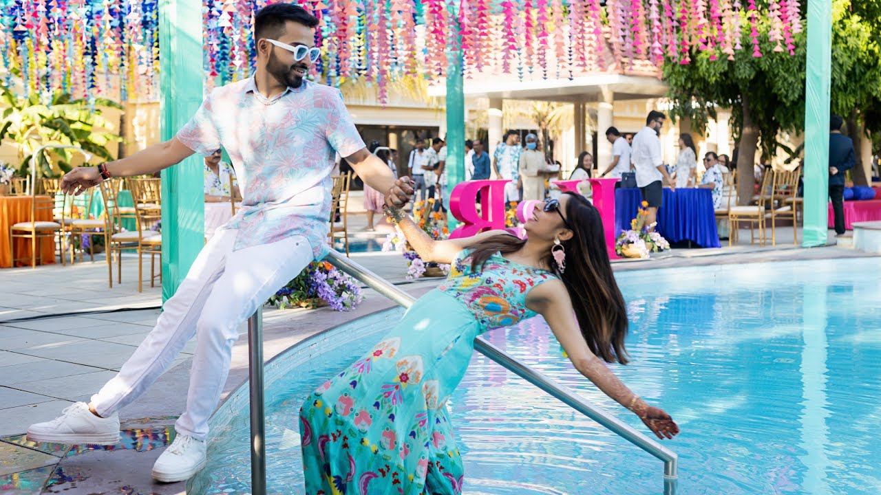Krunal & Dr. Bhavisha | Wedding | Pool Party