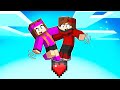 SURVIVRE sur un CŒUR avec Anna sur Minecraft !