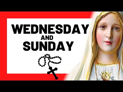 THE GLORIOUS MYSTERIES. TODAY HOLY ROSARY: WEDNESDAY & SUNDAY - THE HOLY ROSARY WEDNESDAY & SUNDAY.