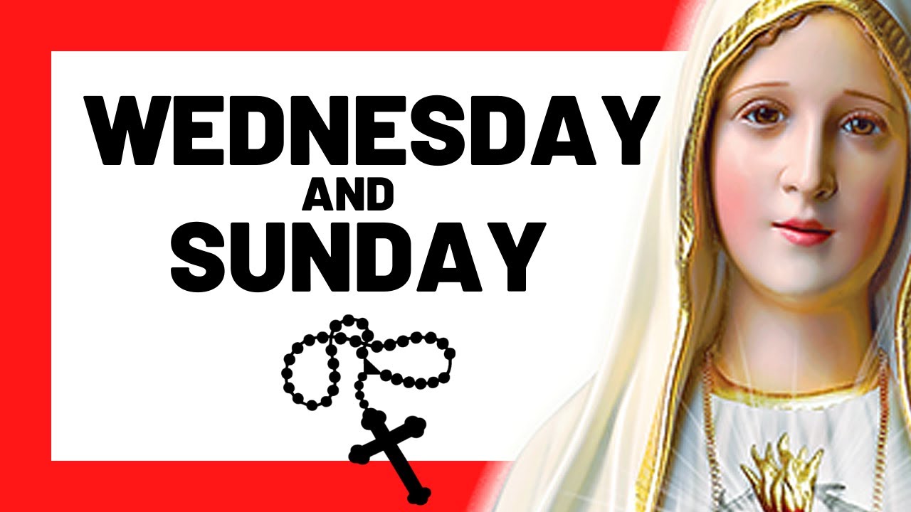 THE GLORIOUS MYSTERIES TODAY HOLY ROSARY WEDNESDAY  SUNDAY   THE HOLY ROSARY WEDNESDAY  SUNDAY
