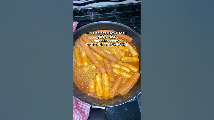 Basit pirinç keki sosu tarifi #rabokki #tteokbokki #noodle#fyp #keşfet