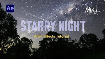 After Effects Twinkling Star Easy Star Glowing Night Scene Tutorial