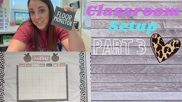 Classroom Setup | Final Day | 2022-2023