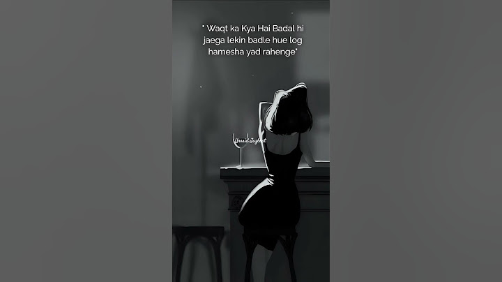 waqt ka Kya hi Hai Badal hi jaega #love #lovestatus #sad #shayari #reelitfeelit #fypシ゚viral #status