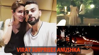 Virat Kohli takes out Anushka Sharma on a surprise candle light dinner, video goes viral screenshot 5