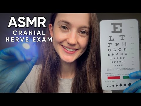 ASMR Most LONGEST Cranial Nerve Exam 🩺👩‍⚕️