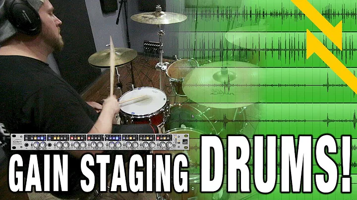 How To Do Proper Gain Staging When Recording Drums!