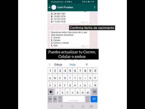 Actualiza tus datos con CAMI asistente virtual