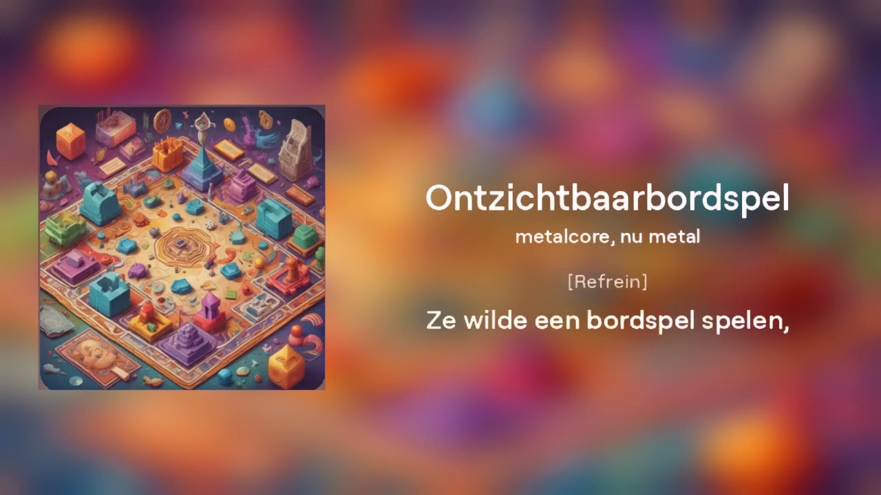 Ontzichtbaarbordspel  - The Gamemasters (Official Lyric Video)