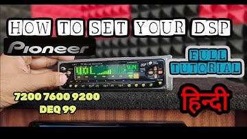 How to Set your Pioneer DSP full Setting Tutorial dsp 9200 deq 99 #pioneer #dsp #redraudio