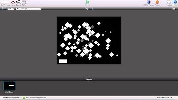3D stars, free template for gamesalad