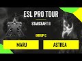 SC2 - Maru vs. Astrea - DH SC2 Masters - Summer 2020 - Group C - Season Finals
