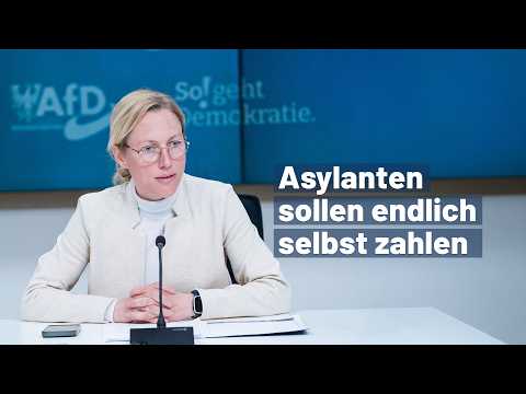 Press conference: Asylum seekers should pay for police operations themselves