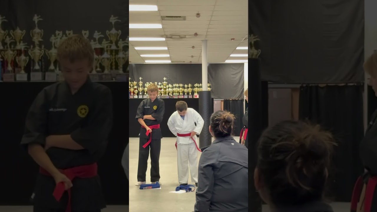 Got that red belt now!! 