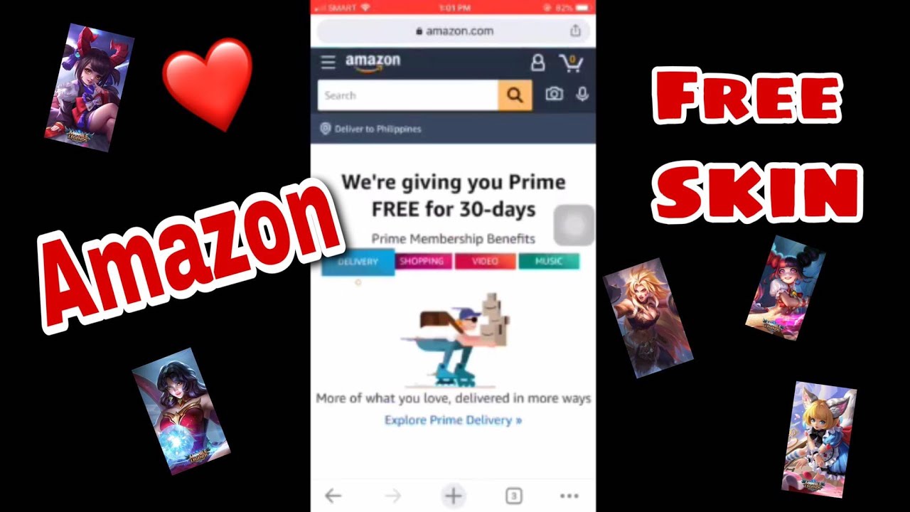 How To Get Amazon Prime Skin