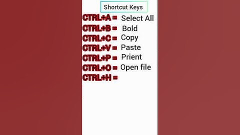 🖥️𝐂𝐨𝐦𝐩𝐮𝐭𝐞𝐫 𝐒𝐡𝐨𝐫𝐭𝐜𝐮𝐭 🔥#𝐊𝐞𝐲𝐬⌨️ || 💻𝐋𝐚𝐩𝐭𝐨𝐩 & 𝐏𝐂 𝐌𝐚𝐢𝐧 #𝐂𝐨𝐧𝐭𝐫𝐨𝐥 𝐊𝐞𝐲𝐬