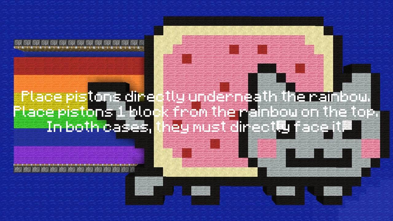 Moving Nyan Cat Minecraft Map