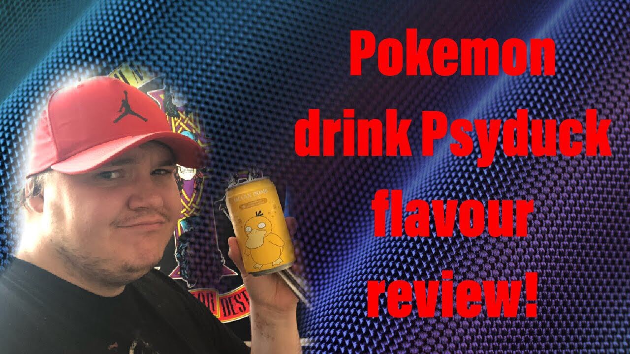 Pokemon drink Psyduck Orange Flavour Review!
