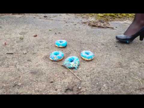 Doughnuts Crush Under Office High Heels