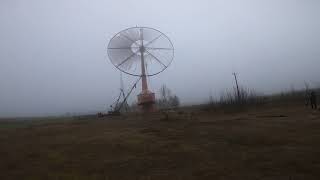 UNCUT   50 meters BASE jump from steampunk wind turbine Update