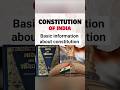 Basic information about constitution/ historical background #legalawareness #constitution #ytshorts