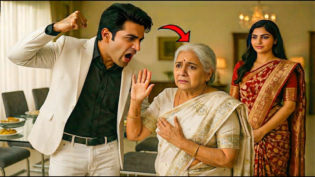 जालिम बेटे ने बहू के बहकावे में माँ को थप्पड़ मारा… फिर माँ ने जो किया... पूरी दुनिया रो पड़ी