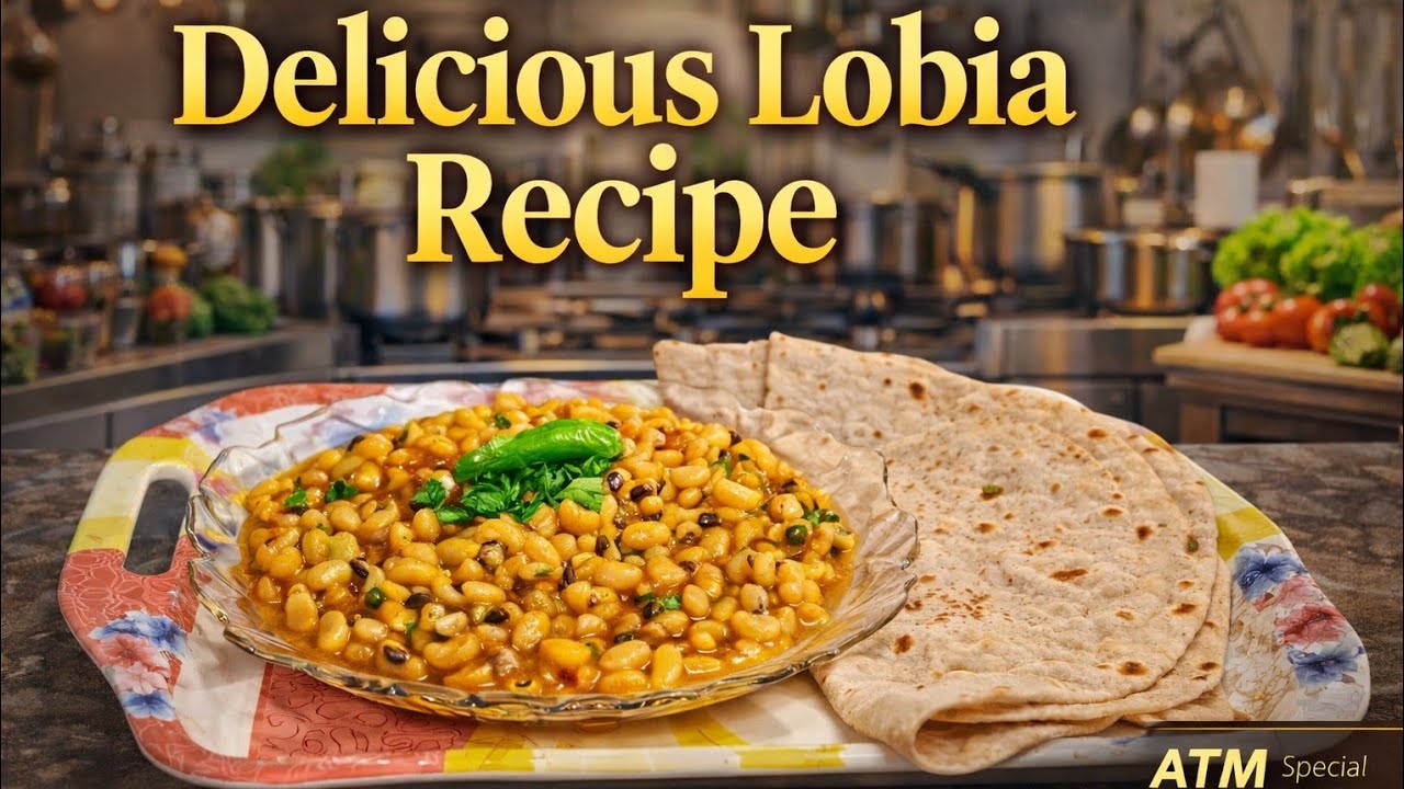 👉 Restaurant Style Lobia Masala Recipe | Easy & Tasty Lobia Curry at Home