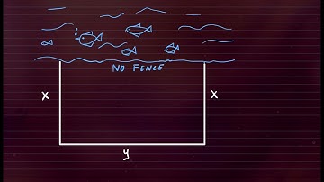 Optimization | Fencing a rectangular field with a river along one side...