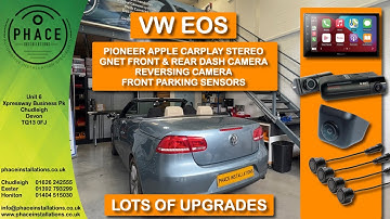VW EOS - STEREO UPGRADE : DASH CAM : REVERSE CAM : PARKING SENSOR INSTALL FROM PHACE