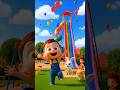 One Two Three | Learn Numbers With Slide | Kids Cartoon | Nursery Rhymes &amp; Baby Songs #shorts