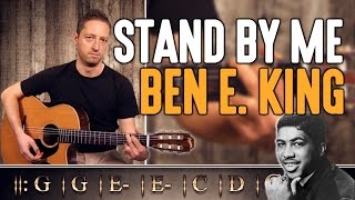 Video thumbnail of "Cours de guitare débutant : Apprendre Stand By Me de Ben E. King"