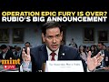 Marco Rubio LIVE | U.S. No Longer Conducting Sustained Strikes on Iran, Rubio Tells Congress