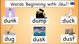 Phonics for Kindergarten and First Grade: Words Beginning with /du/ dug, duck, dump Profile