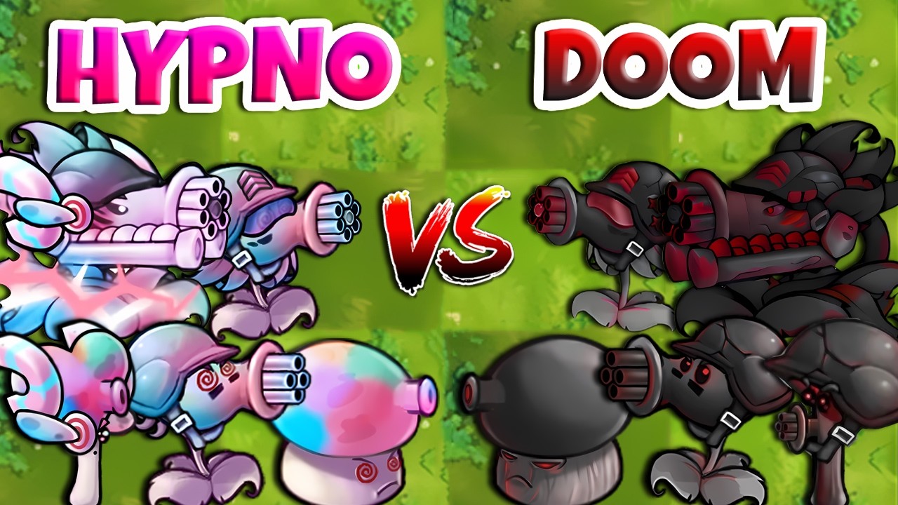 PVZ Fusion 3.4 Challenge - Team HYPNO & DOOM Plants Fusion VS Obsidian Gargantuar - Who Will Win?
