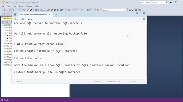 RESOLVING RESTORE OPERATION ERROR IN SQL SERVER