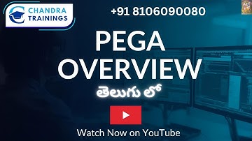 Class-5 PEGA Overview#pega