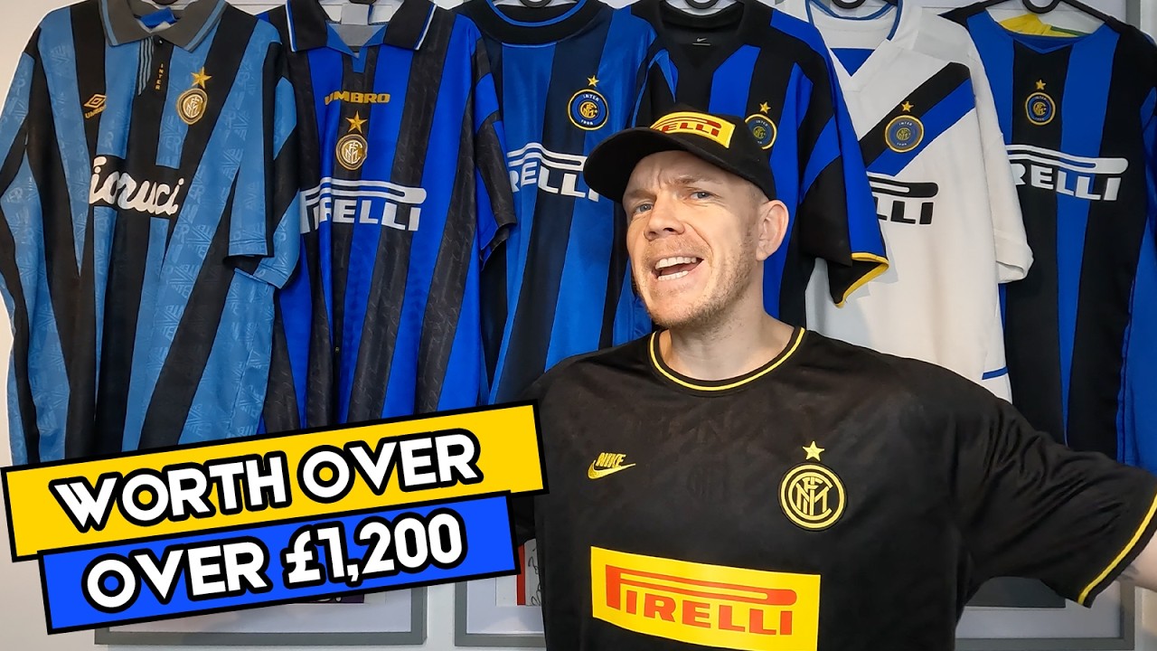 My ENTIRE Inter Milan Shirt Collection 😳Worth over a THOUSAND