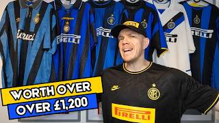 My ENTIRE Inter Milan Shirt Collection 😳Worth over a THOUSAND POUNDS