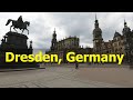 Walking in Dresden, Germany  | City Tour in 4K