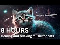 528 hz magical healing music for cats with relaxing purring sounds for anxiety and stress relief