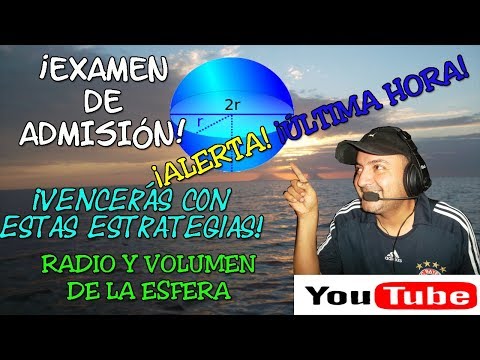 ¿Cómo calcular el radio de una esfera