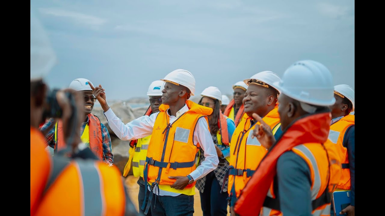 Visite de chantier du futur Port de NDAYANE