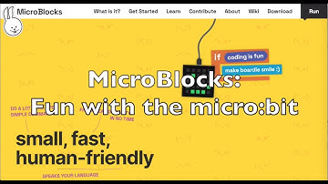 MicroBlocks: Fun with the micro:bit