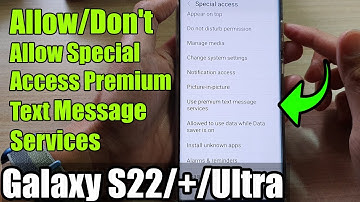 Galaxy S22/S22+/Ultra: How to Allow/Don