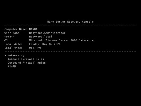 Join Nano Server to Domain using PowerShell - YouTube