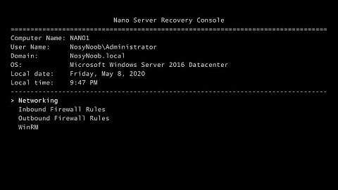 Join Nano Server to Domain using PowerShell