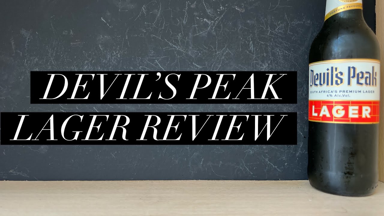 Devil's Peak Lager Review , Devil's Peak Brewery , South African Beer Review
