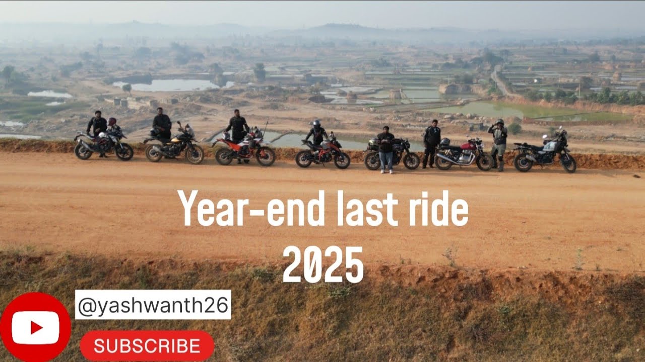 The ride to Warangal went wrong. We will plan one last ride in 2025. @yashwanth26